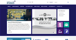 Desktop Screenshot of dpworld.ae